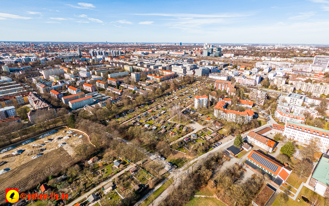 20.02.2023 - der Hachinger Bach zwischen Berg am Laim und Neuperlach